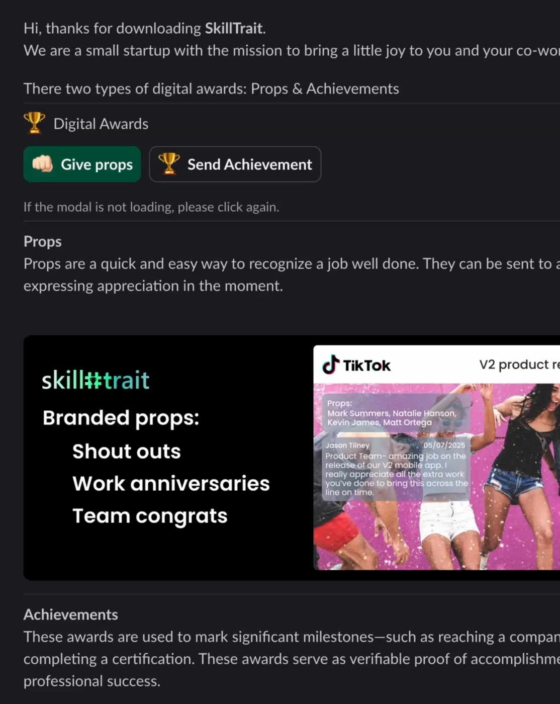 Slack App Preview